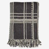 BLANKET WOVEN WITH FRINGES GN 175 - BLANKETS, TOWELS
